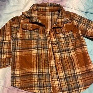 Button down wool shirt